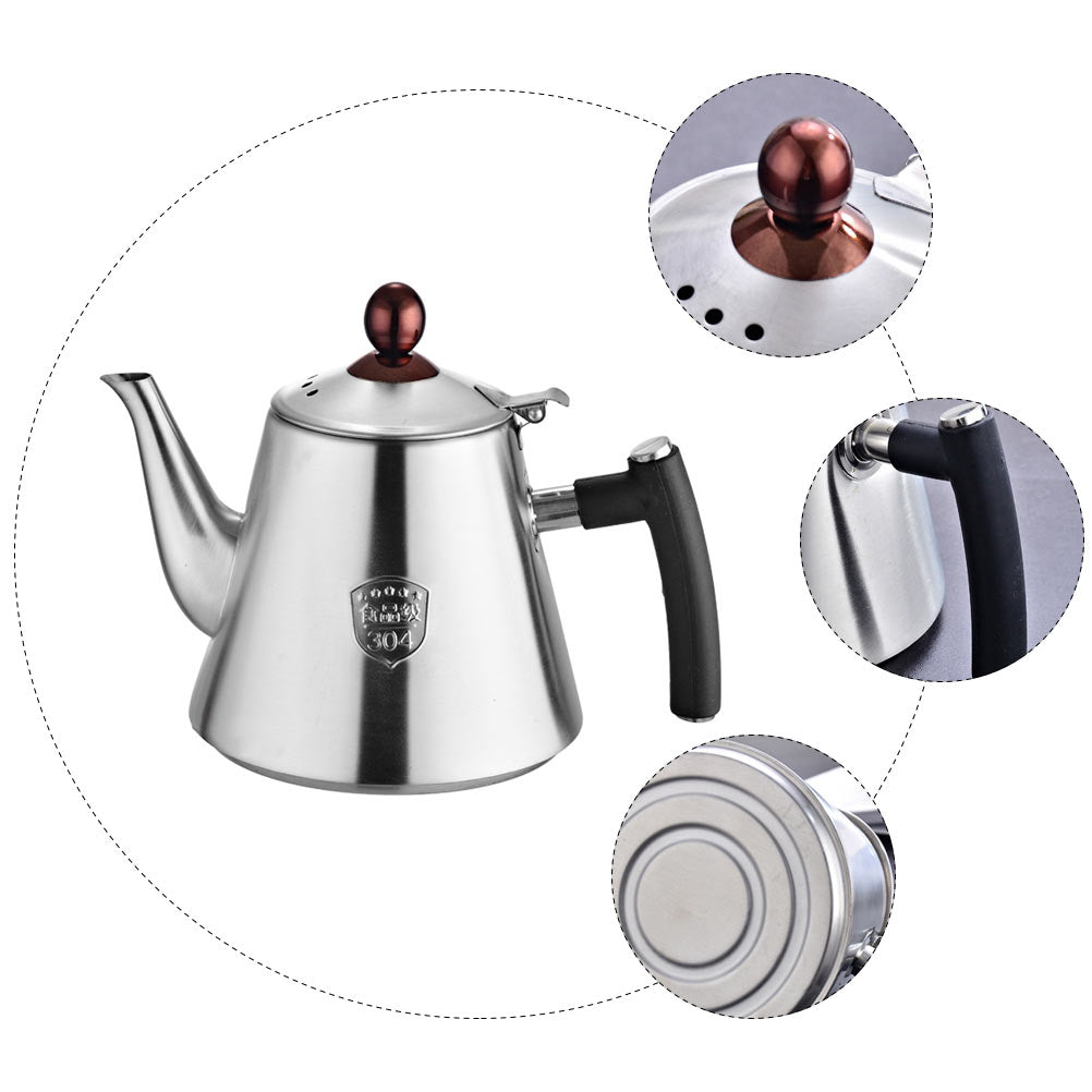 Stainless Steel Flat Bottom Pot Kettle Induction Cooker Pot Kettle