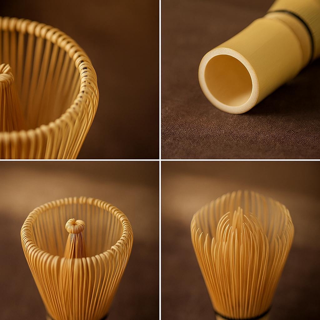 Vitea Matcha Ceremony Set – Bamboo Whisk, Scoop, Spoon & Strainer